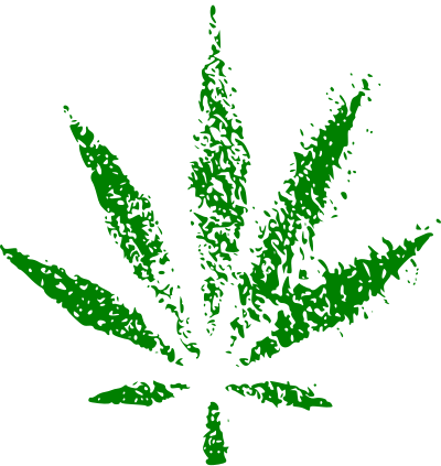 marijuana stencil