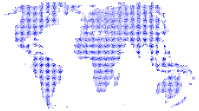 World Map Dots 2 Variation 2