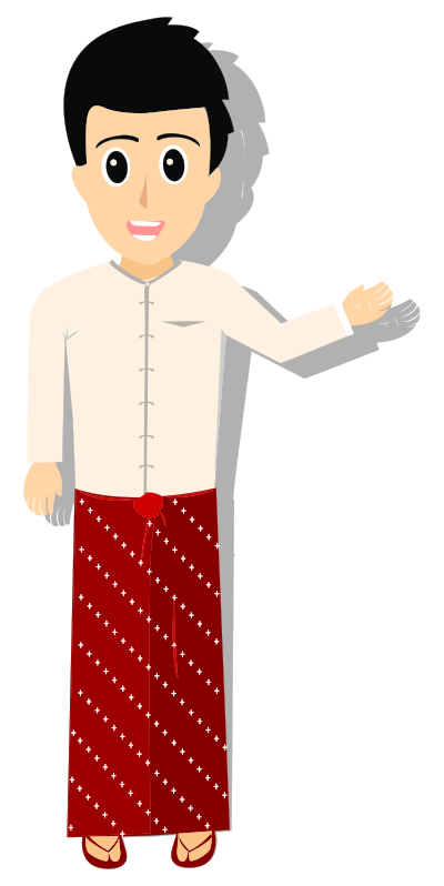 Native Myanmar Man