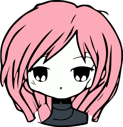 pink haired anime girl