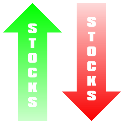 Stock trends Up and Down