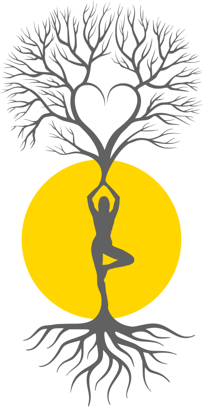 yoga tree clipart by DG RA