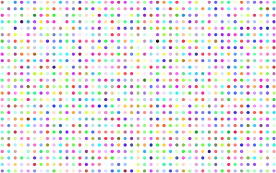 Prismatic Polka Dots No Background