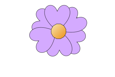 flower simple purple