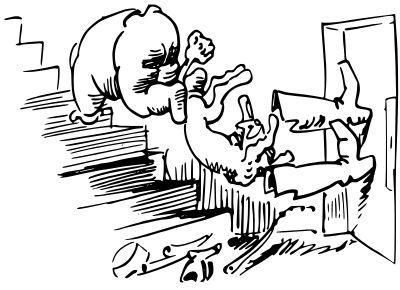 W Busch Der Haarbeutel 57