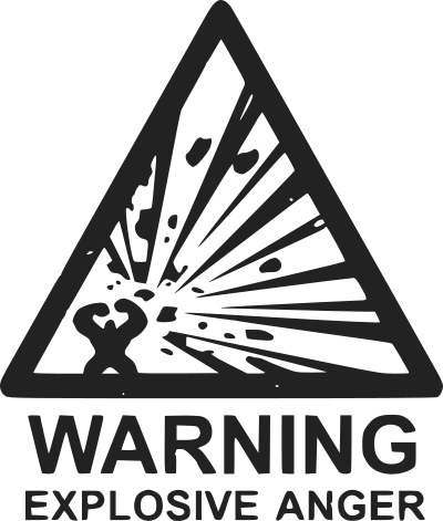 warning explosive anger