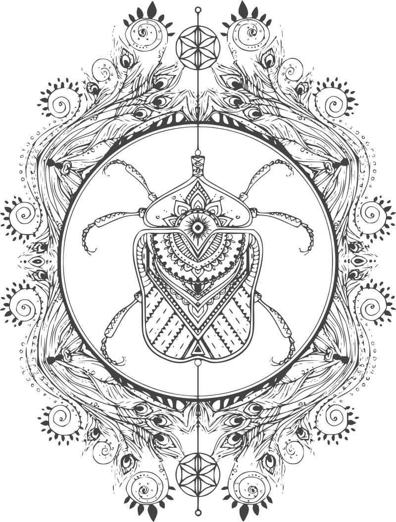 beetle mandala