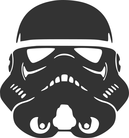 black storm trooper