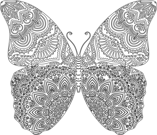butterfly mandala