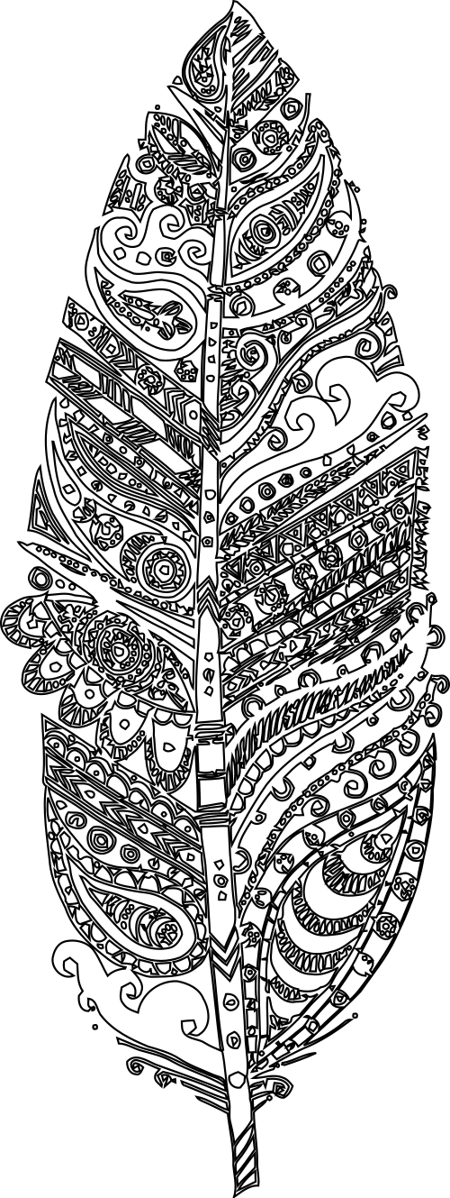 feather mandala