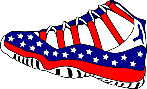 flag boys shoe