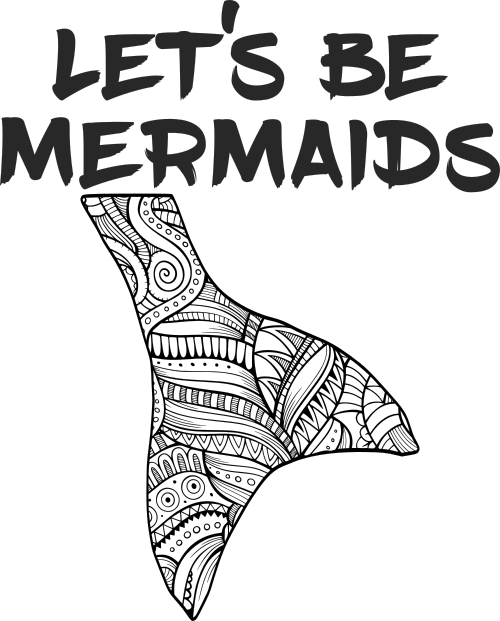 lets be mermaids mandala