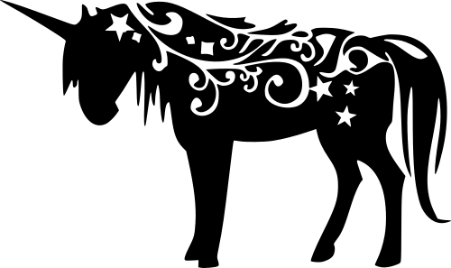 licorne etoiles