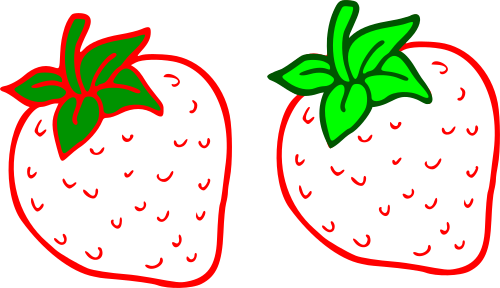 strawberry layered