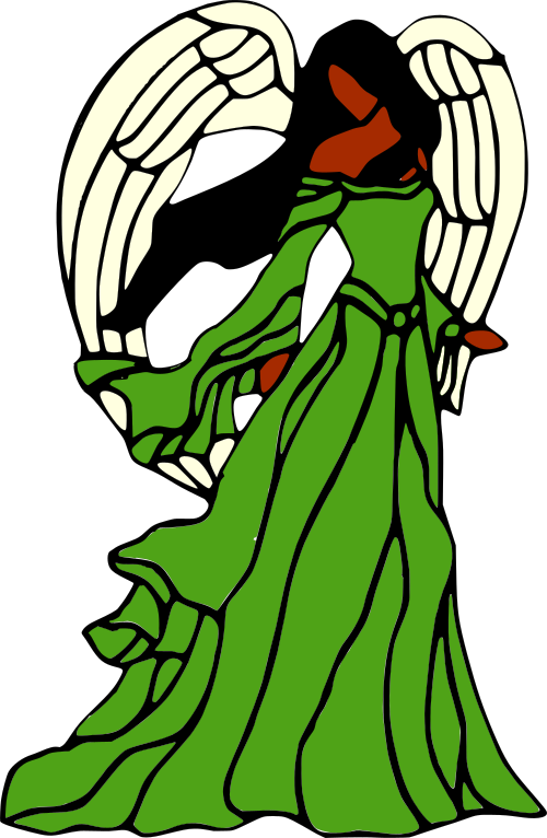 stained glass angel