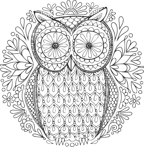 owl mandala