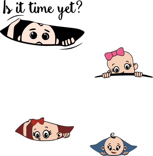 peeking babies
