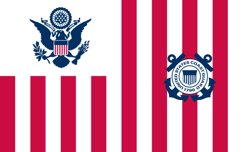 Ensign of the United States Coast Guard logo