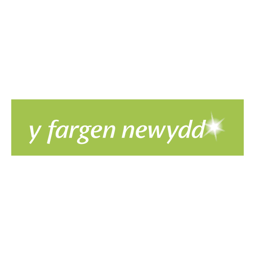y fargen newydd logo
