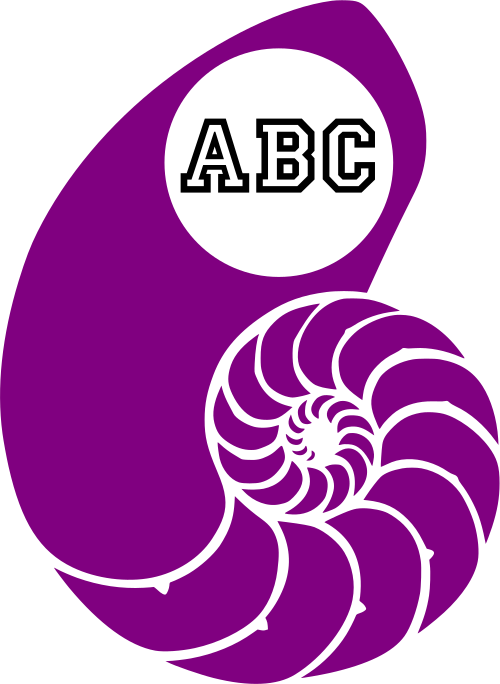 nautilus shell monogram