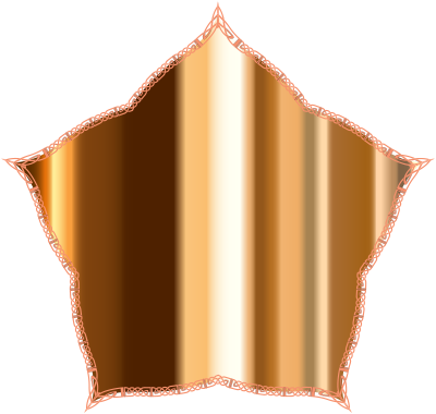 Ornamental Metallic Mirror
