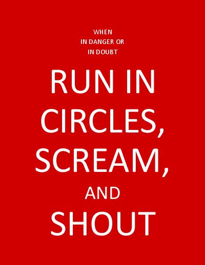 run in circles