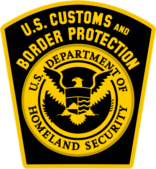 Patch of the United States Border Patrol right sleeve logo