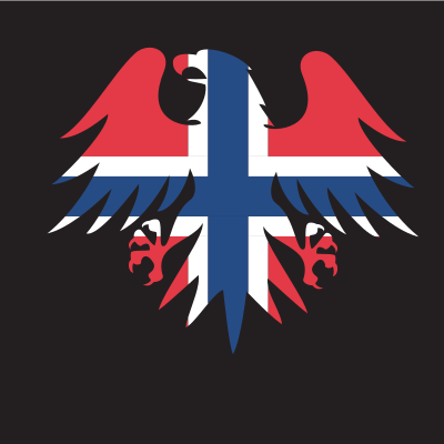 norway flag heraldic eagle 1