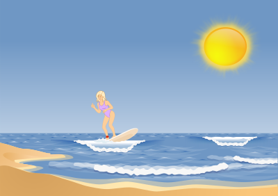 beach surfer