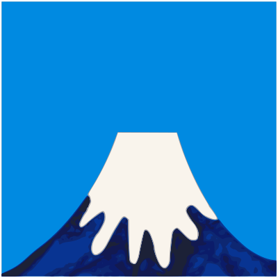 TJ Openclipart 75 mount fuji painted traced 30 5 16