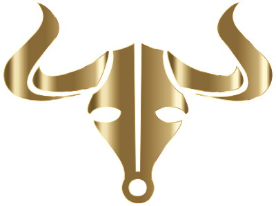 Gold Bull Icon No Background