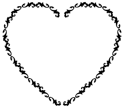 Flourishism Frame Heart