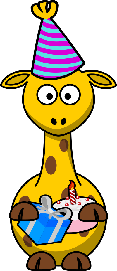 Giraffe Geburtstag