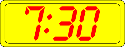Digital Clock 730