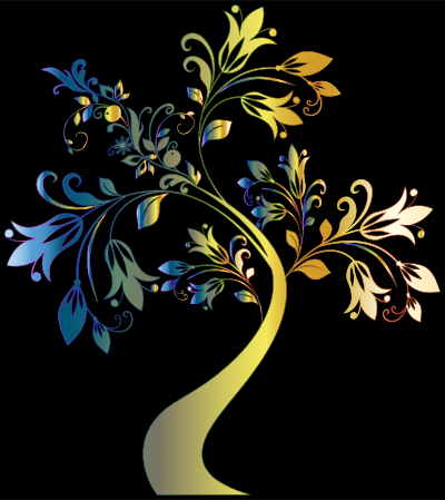 Colorful Floral Tree 9