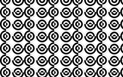 Seamless Checkered Circles Pattern
