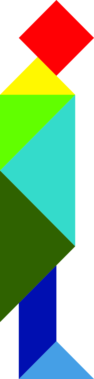 Tangram shape people 33