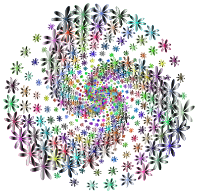 Prismatic Floral Vortex 9