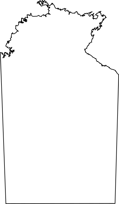 northern territory outline