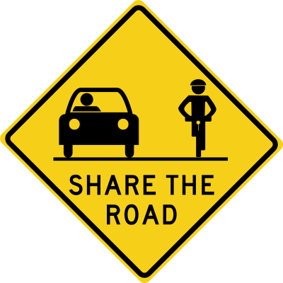 caution sharetheroad