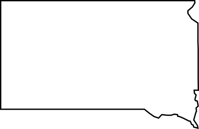 south dakota outline 1