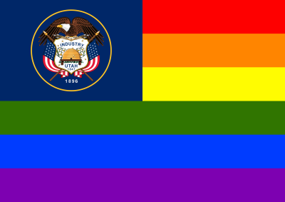 Rainbow Flag Utah