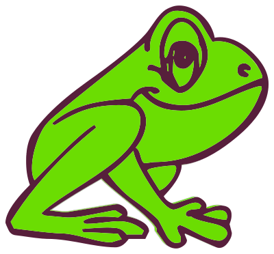 Cartoon Frog Profile