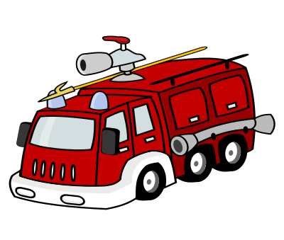 firetruck isolated