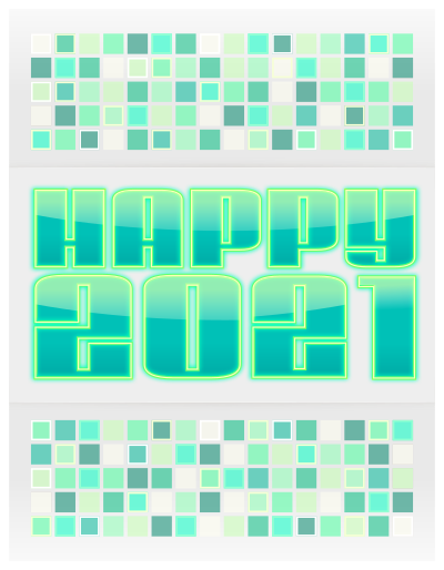 happy 2021 green