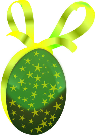 oeuf de Paques vert