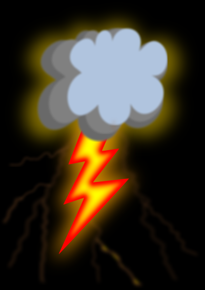 Daily Sketch Thunder and Lightning 20150409 01