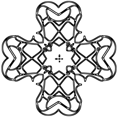 Angelo Gemmi rounded cross outline
