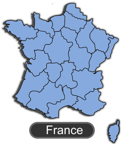 maxime8 Map of France