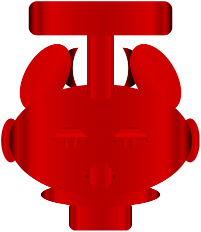 fieryandroidhead